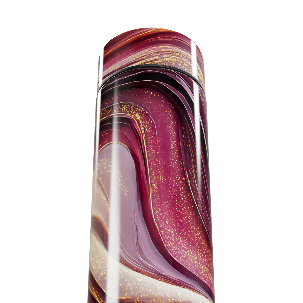 Garrafa Térmica Touch - Mármore Vinho Digital