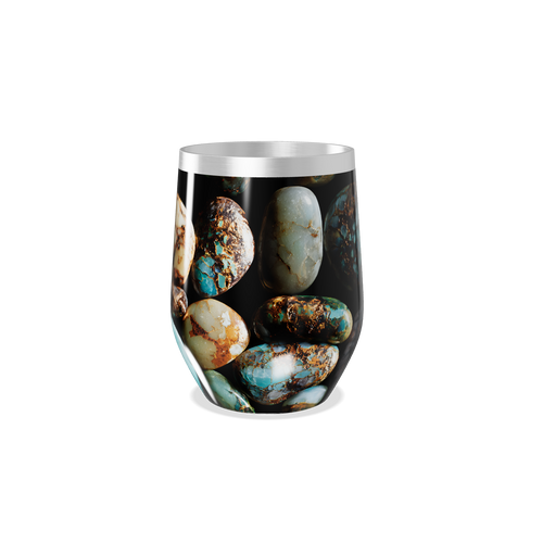 Copo Térmico Slim - Estampa Pedras Coloridas