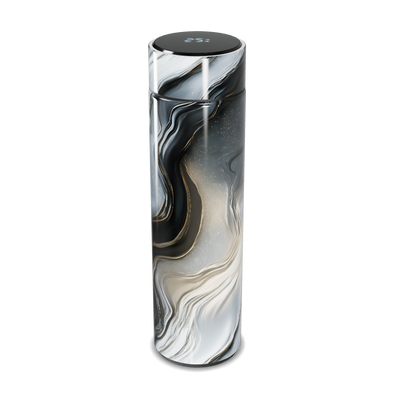 Garrafa Térmica Touch - Mármore Preto e Branco