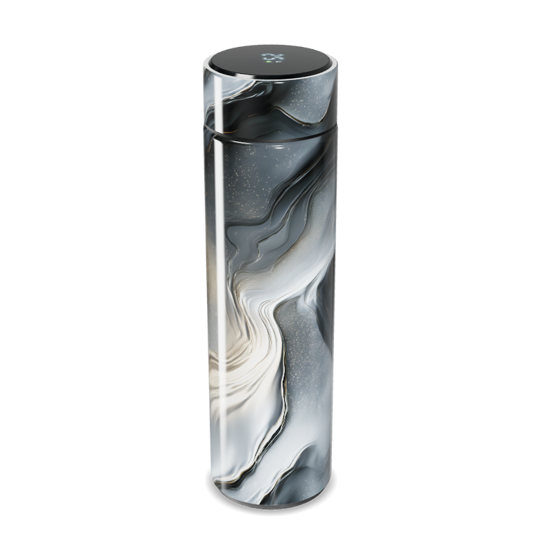 Garrafa Térmica Touch - Mármore Preto e Branco