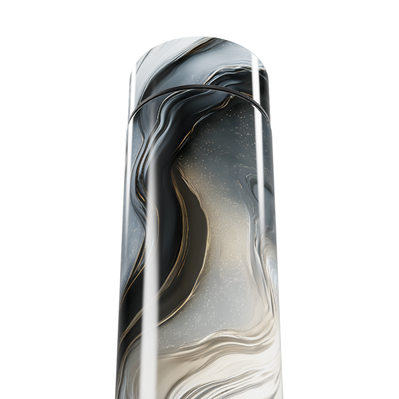 Garrafa Térmica Touch - Mármore Preto e Branco