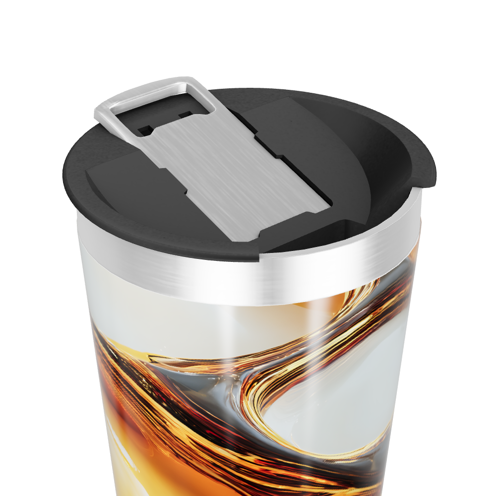 Copo Térmico - Estampa Abstrata Colorida