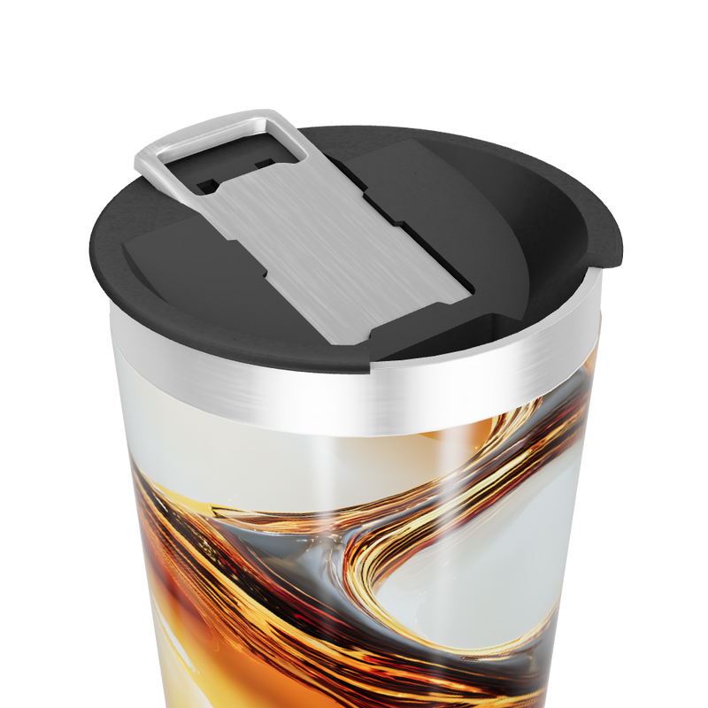 Copo Térmico - Estampa Abstrata Colorida