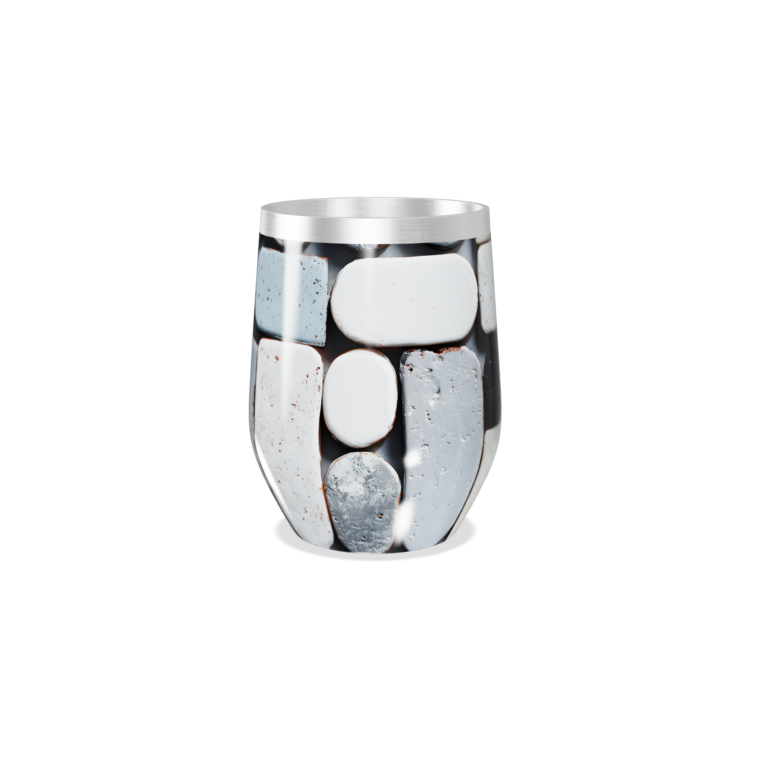 Copo Térmico Slim - Estampa Geométrica Colorida