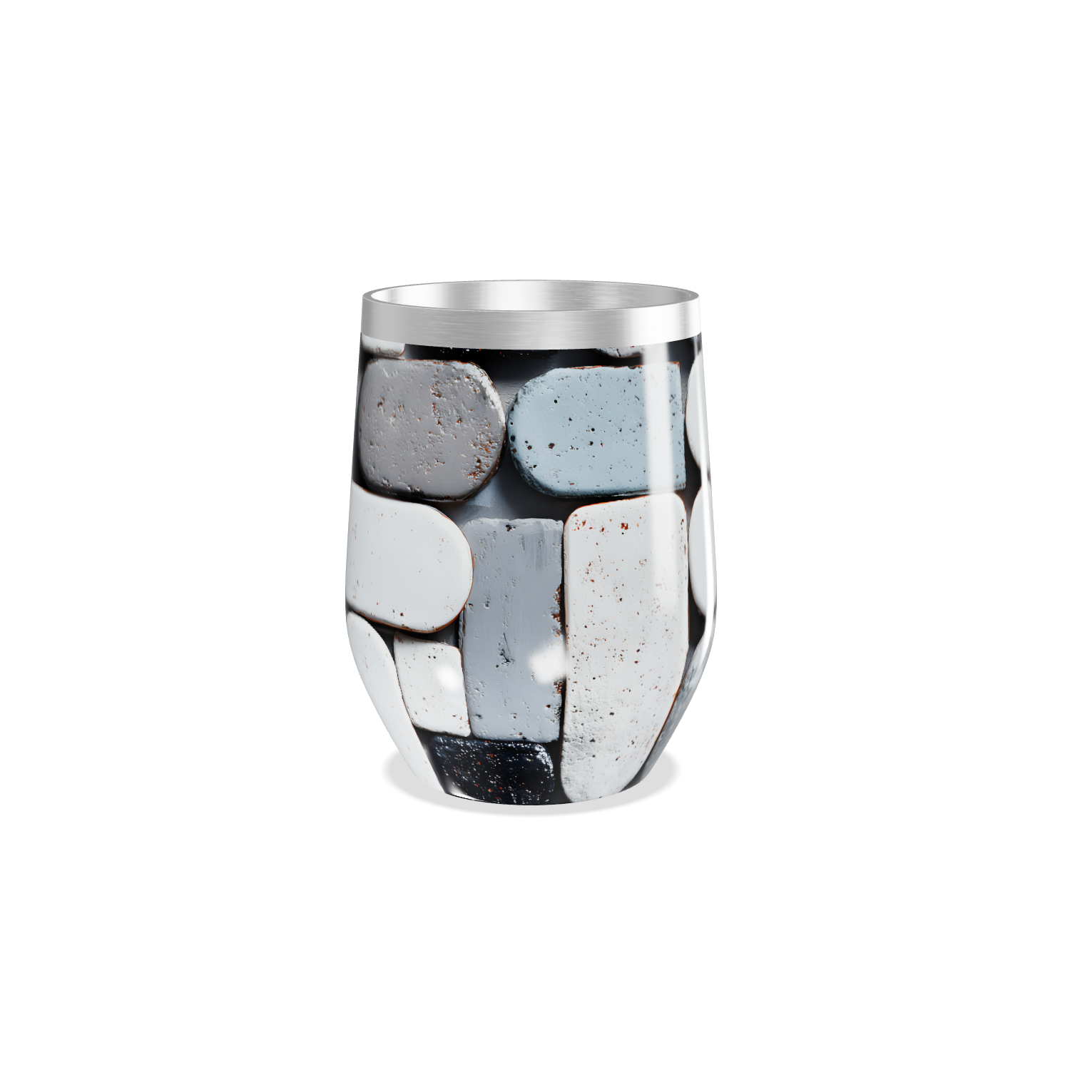 Copo Térmico Slim - Estampa Geométrica Colorida