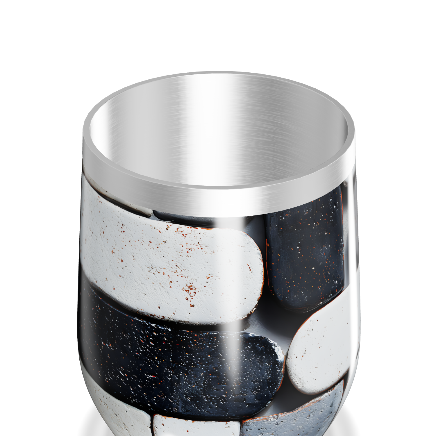 Copo Térmico Slim - Estampa Geométrica Colorida