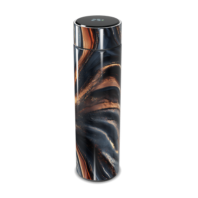 Garrafa Térmica Touch - Design Mármore Preto