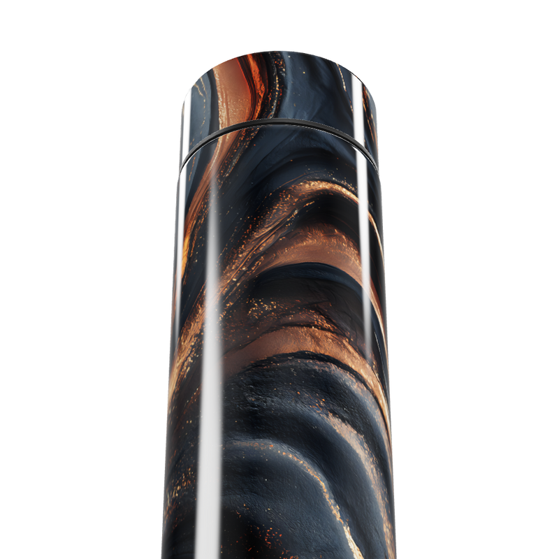 Garrafa Térmica Touch - Design Mármore Preto