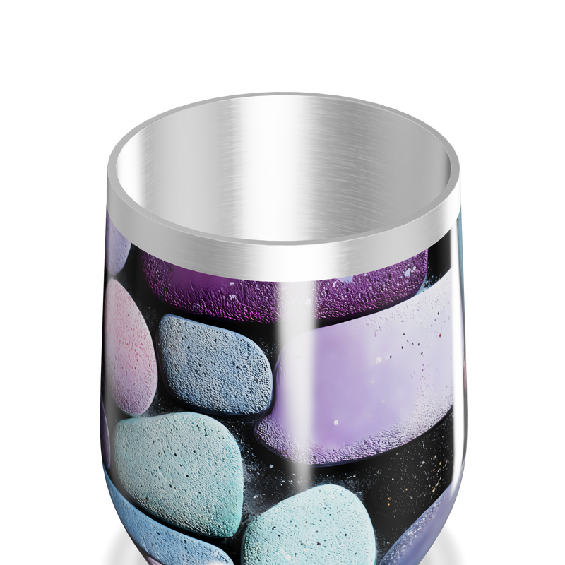 Copo Térmico Slim - Pedras Coloridas