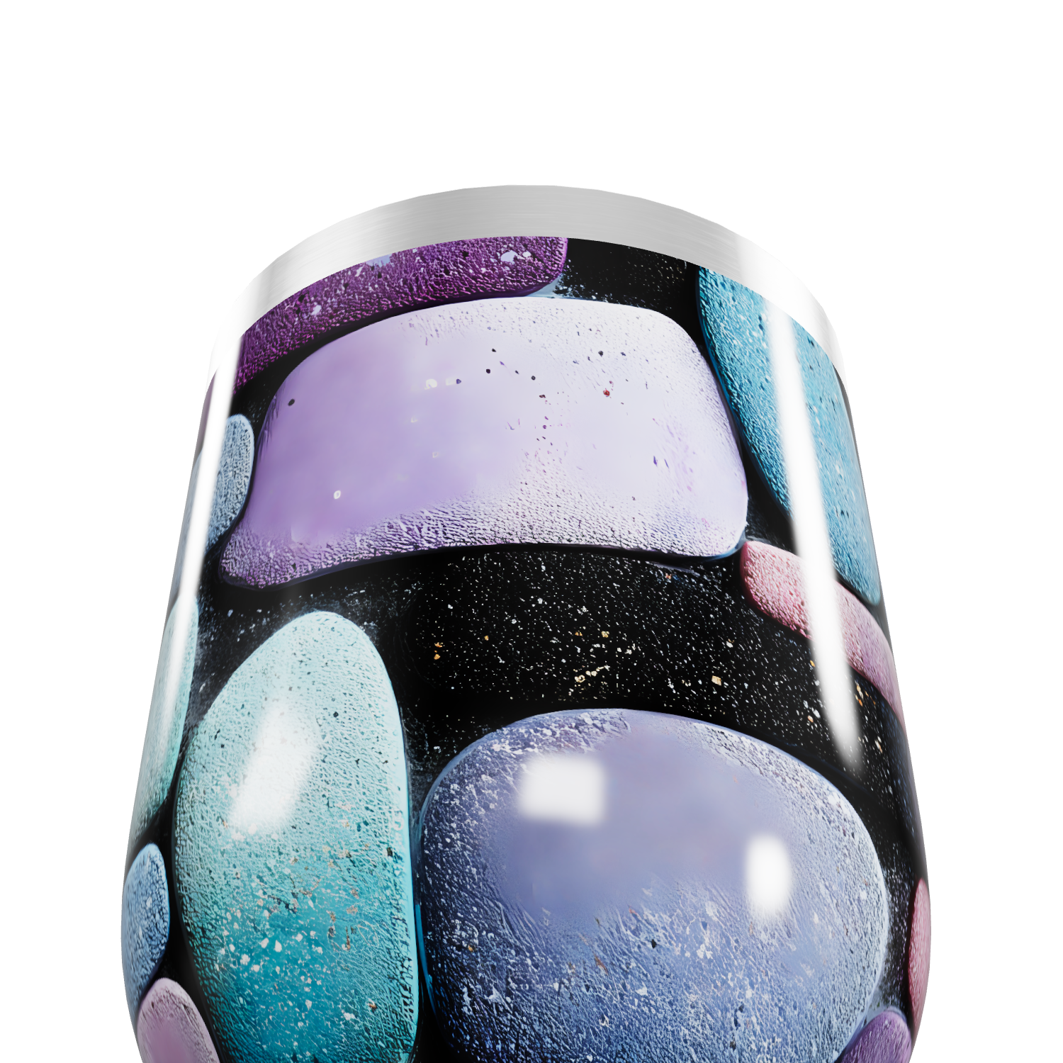 Copo Térmico Slim - Pedras Coloridas