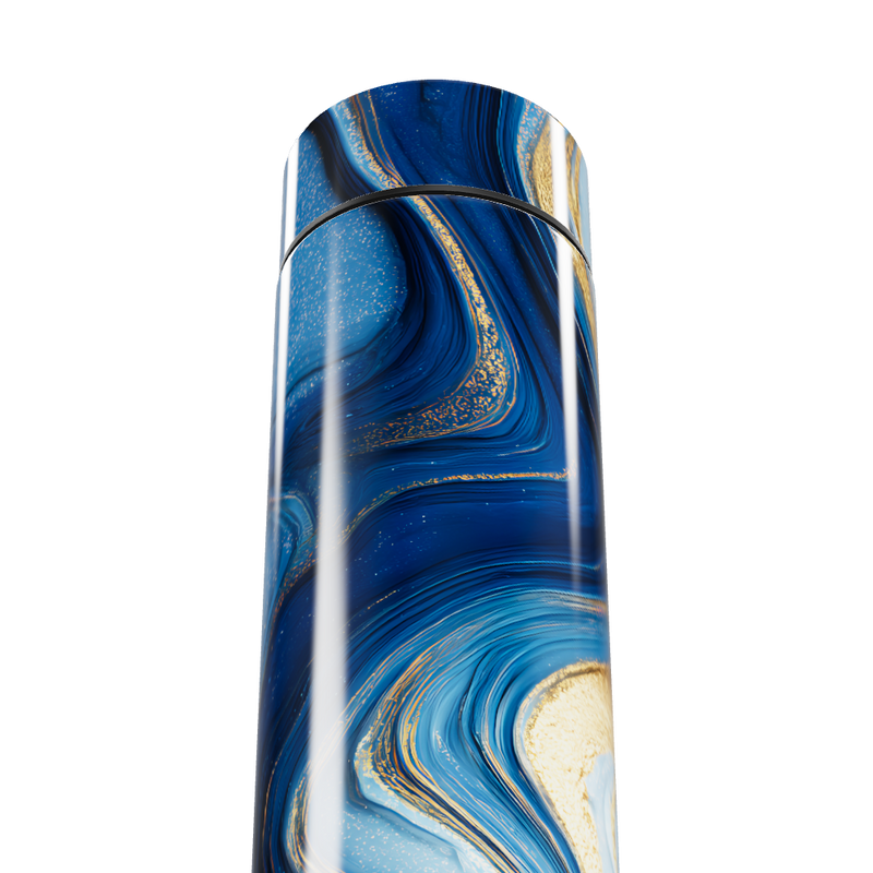 Garrafa Térmica Touch - Azul Mármore Digital