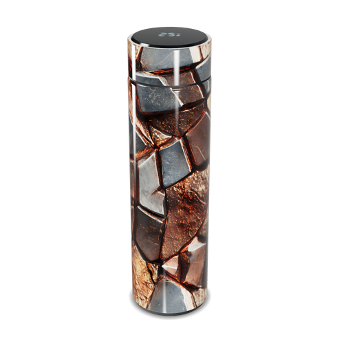 Garrafa Térmica Touch - Estampa Pedra Marrom