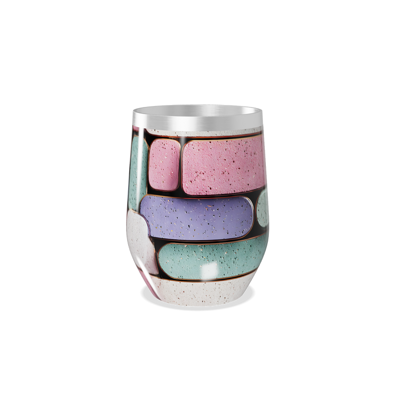 Copo Térmico Slim - Colorido Pastel