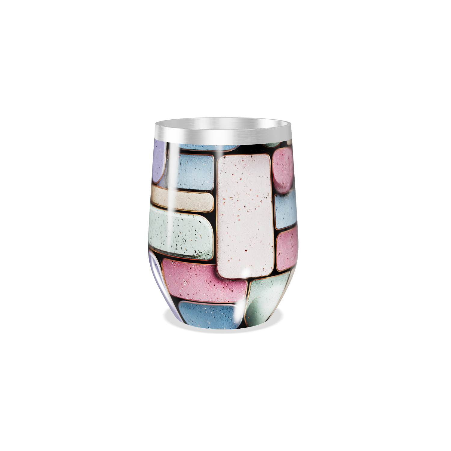 Copo Térmico Slim - Colorido Pastel