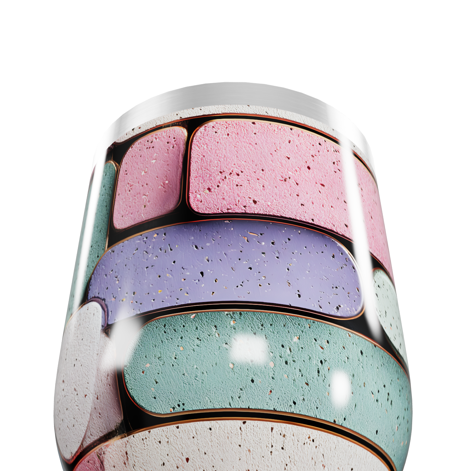 Copo Térmico Slim - Colorido Pastel