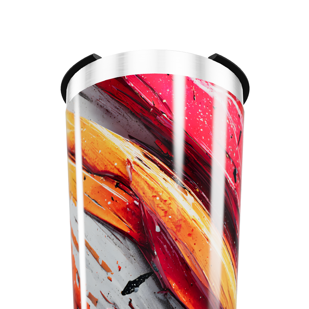 Copo Térmico - Estampa Abstrata Colorida