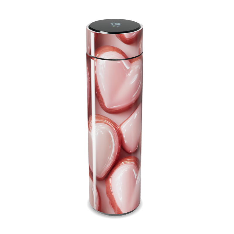 Garrafa Térmica Touch - Corações Rosa