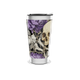 Copo Térmico - Caveira Floral Preto