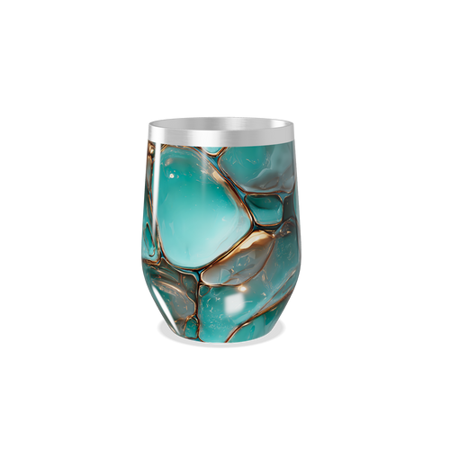 Copo Térmico Slim - Verde Marmorizado