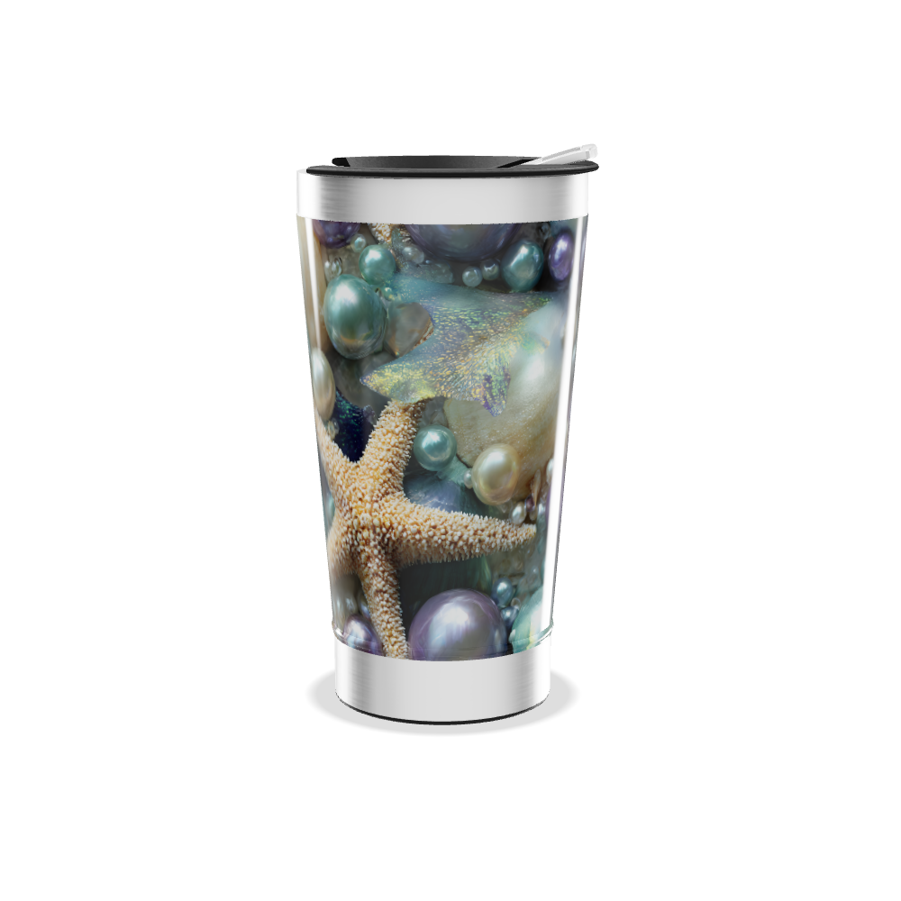 Copo Térmico - Estampa Marinha Colorida