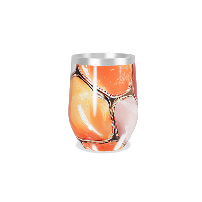 Copo Térmico Slim - Estampa Abstrata Colorida