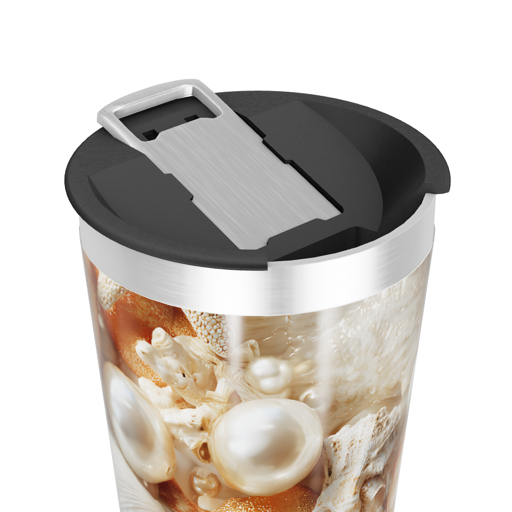 Copo Térmico - Conchas e Pérolas