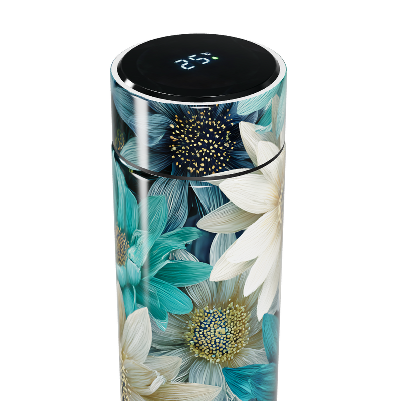 Garrafa Térmica Touch Floral Colorida