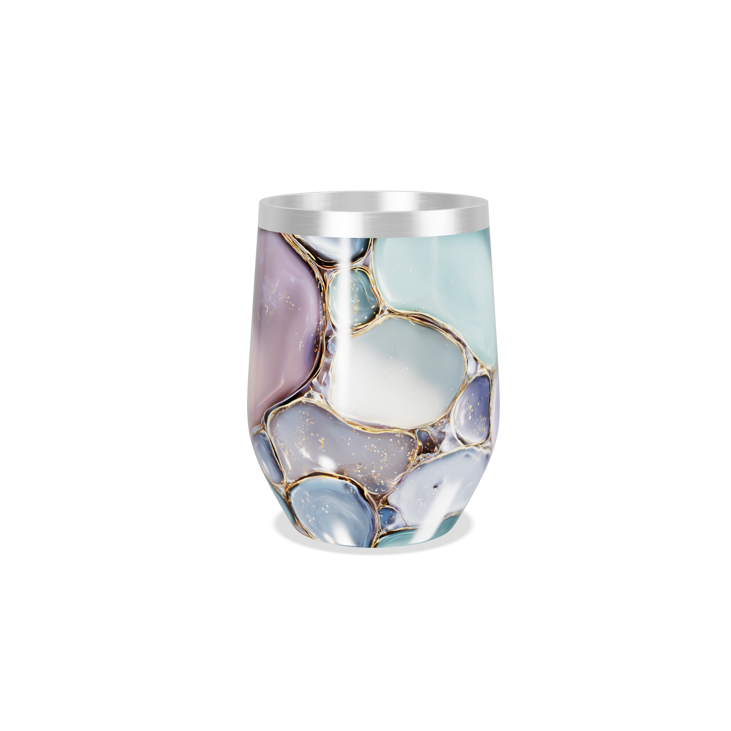 Copo Térmico Slim - Cores Abstratas