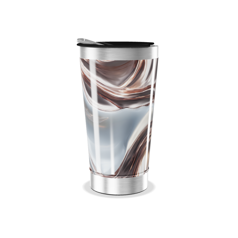 Copo Térmico - Design Marmorizado