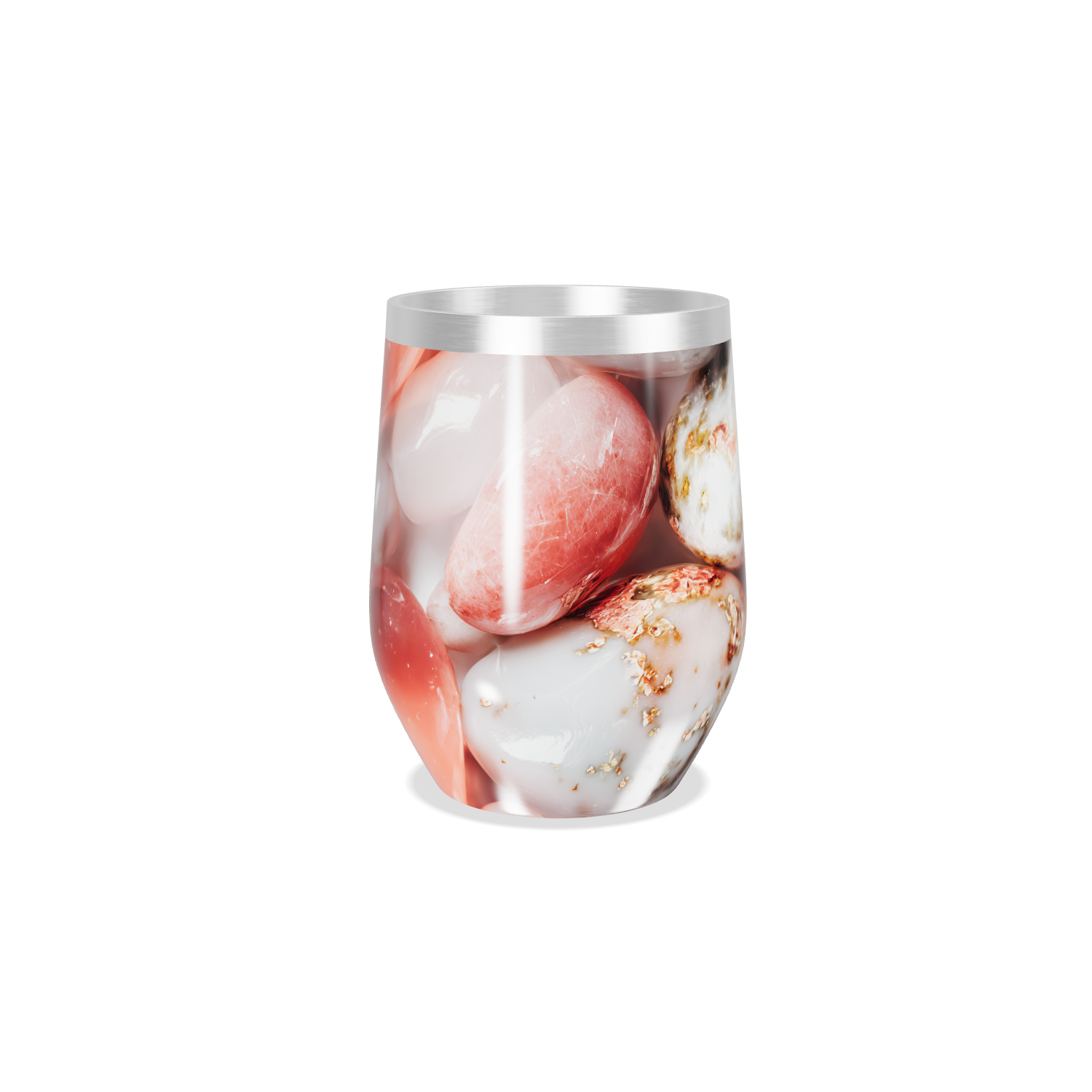 Copo Térmico Slim - Transparente com Gelo