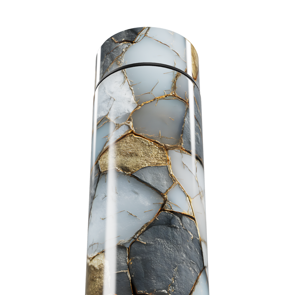 Garrafa Térmica Touch - Design Marmorizado Luxo
