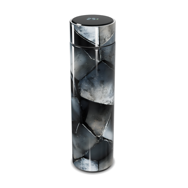 Garrafa Térmica Touch - Marmorizada Cinza