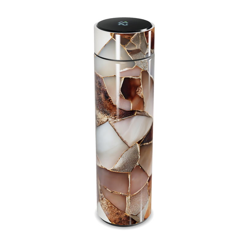 Garrafa Térmica Touch - Design Marmorizado