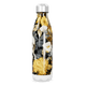 Garrafa Inox - Floral Preto e Dourado