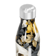 Garrafa Inox - Floral Preto e Dourado