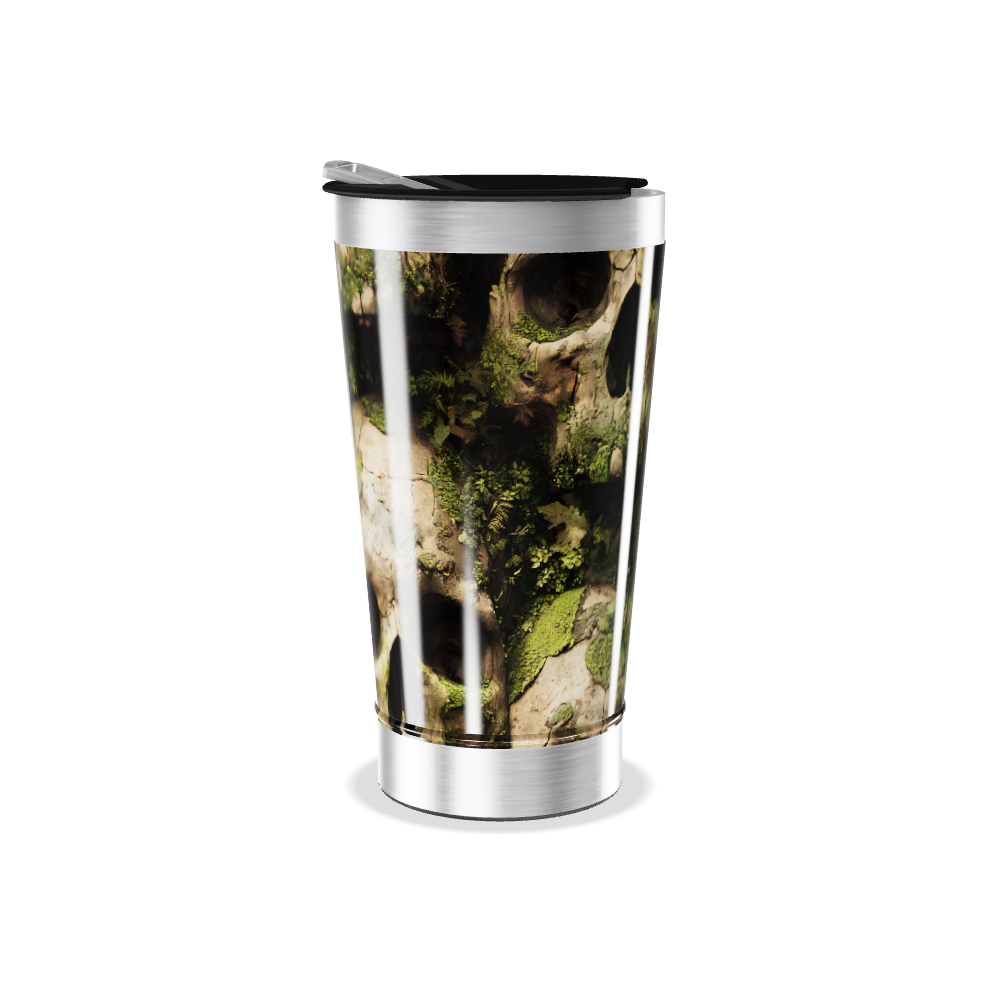 Copo Térmico - Estampa Caveira Verde