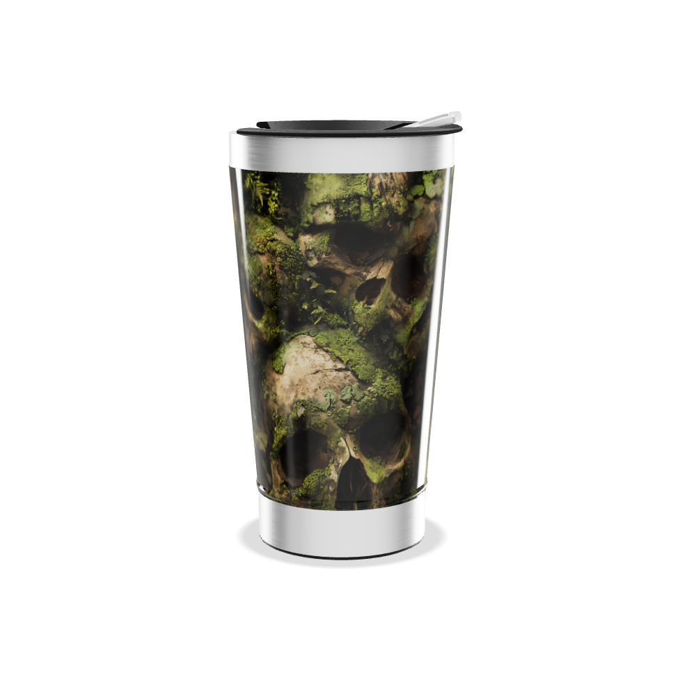 Copo Térmico - Estampa Caveira Verde