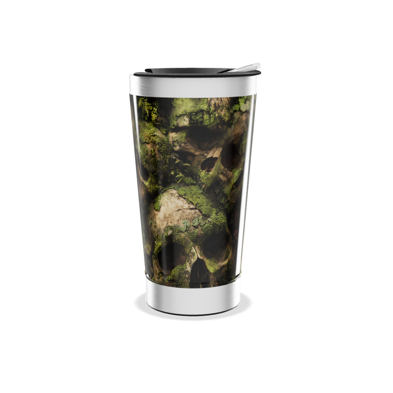 Copo Térmico - Estampa Caveira Verde