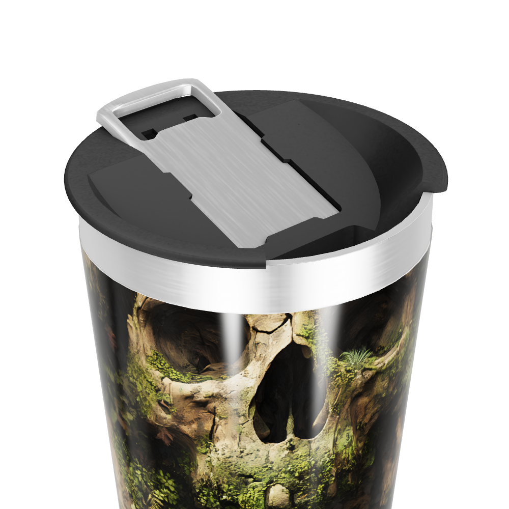 Copo Térmico - Estampa Caveira Verde