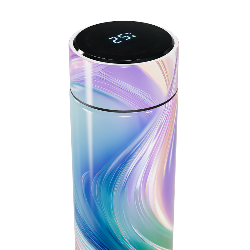 Garrafa Térmica Touch - Colorida com Display LED
