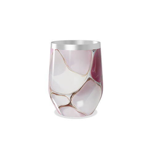 Copo Térmico Slim - Mármore Rosa Metálico