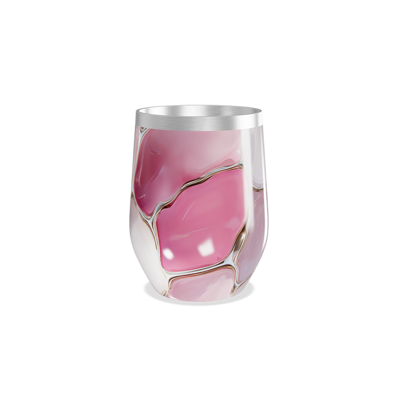 Copo Térmico Slim - Mármore Rosa Metálico