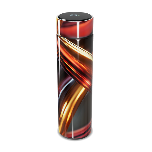 Garrafa Térmica Touch - Metal Colorido Abstrato