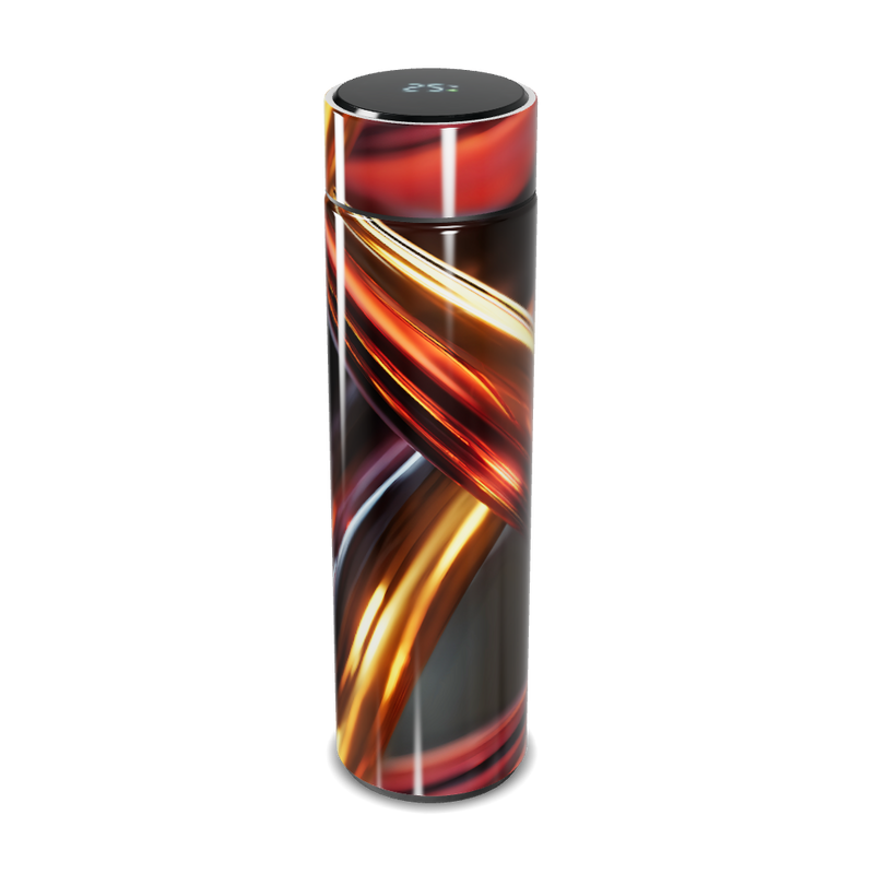 Garrafa Térmica Touch - Metal Colorido Abstrato