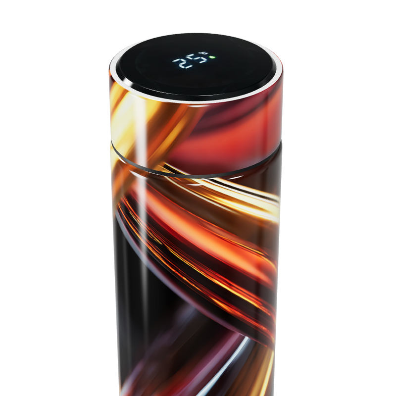 Garrafa Térmica Touch - Metal Colorido Abstrato