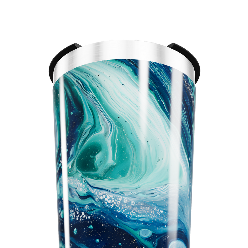 Copo Térmico - Estampa Azul e Verde