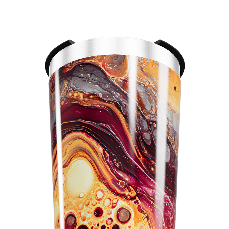 Copo Térmico - Estampa Abstrata Colorida