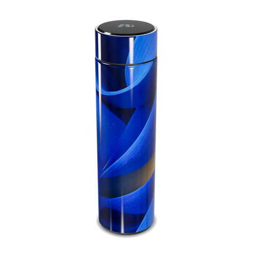 Garrafa Térmica Touch - Azul com Display Digital