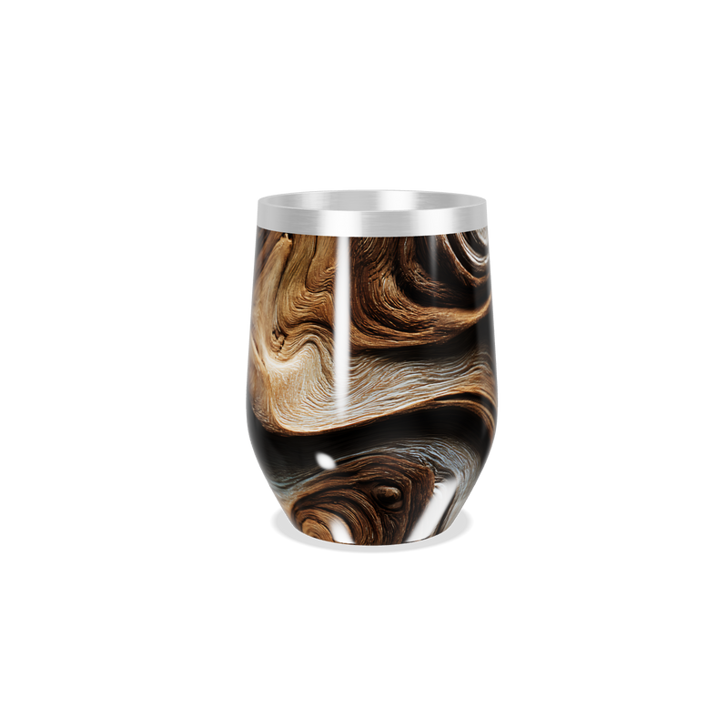 Copo Térmico Slim - Madeira Aço Inox