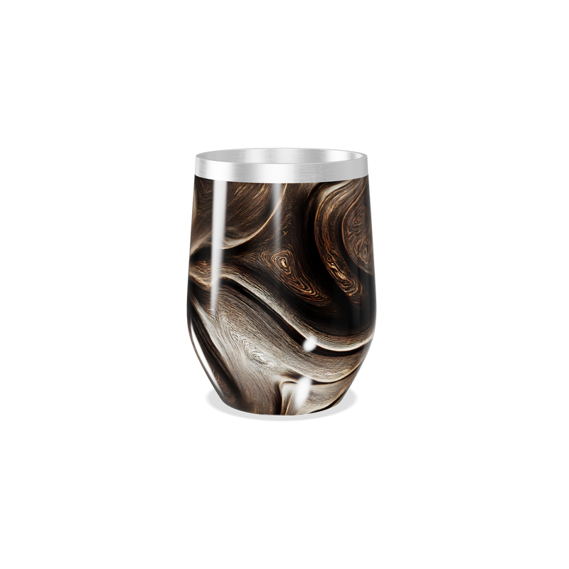 Copo Térmico Slim - Mármore Preto Aço Inox